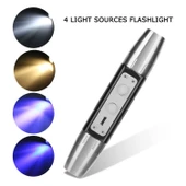 Uv Ledli El Feneri - Powerdex - Su Geçirmez - 20 W - Siyah - PD-9007 - 2