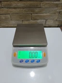 5 Kg Kapasiteli-0.01 gr Hassas Kuyumcu Laboratuvar Terazisi-Profesyonel Yazıcı Bağlantılı-Şarjlı thumbnail 7