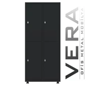 Soyunma Dolabı Metal 4 Kişilik - 2