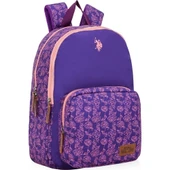 U.S. Polo Mor Çiçekli Sırt Çantası PLÇAN22148 thumbnail 1