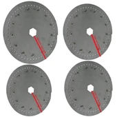 Türkay Havalı Mibzer Şeker Sorgunu Ekim Diski 304 Kalite 72 Delik 1.8 mm - 9