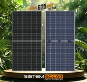 Sistem Solar TOPCon 625w Watt Güneş Paneli Monokristal Paletli - 2