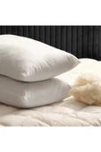 2'li Kuzu Yünü Yastık Seti 50x70 cm - %100 Doğal Yün, 1000 gr, Nefes Alır, Terletmez, Konforlu Uyku - 8