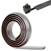 Greentech Esnek Kablo Kanalı Gri / GT-KK07 - 2