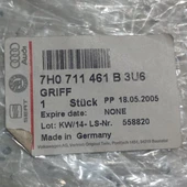 TRANSPORTER T5 EL FREN KOLU KILIFI GRİ / 7H0711461B 7H0711461D - 4