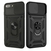 Apple iPhone 7 Plus / 8 Plus Uyumlu Kızaklı Kamera Korumalı Tank Kılıf thumbnail 5