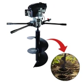 Gardenpro Ağır Hizmet Toprak Burgu Makinası 6.5 Hp 400 mm - 3