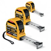 Şantiye Şerit Metre Darbeye Dayanıklı Kilitli 5 Metre x 25 mm Oto Kilitli Mezura Ölçüm Aleti thumbnail 2