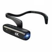 QASUL 4K HD başa takılan eller serbest profesyonel  spor kamerası - 1