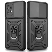 Samsung A71 Uyumlu Kızaklı Kamera Korumalı Tank Kılıf thumbnail 5