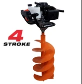 Tomking EA144P Çift Helezonlu 4 Zamanlı Toprak Burgu Makinası 300 mm 4 Hp - 3