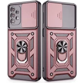 Samsung A71 Uyumlu Kızaklı Kamera Korumalı Tank Kılıf thumbnail 4