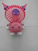 Mini El Fanı Şarjlı Telefon Tutuculu  Kuromi  Figürlü 2 Kademeli Taşınabilir Vantilatör Masa El Tipi Serinletici Soğutucu - 1