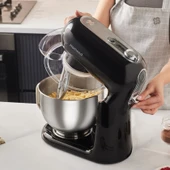 Homend Vintage Profashion 3027H Döküm Hamur Yoğurma Makinesi Siyah 1500W 5,5L thumbnail 4