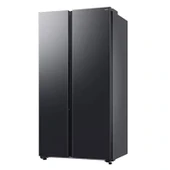 Samsung RS70F65QEFTR 655 Lt. E Enerji Gardırop No Frost Siyah Buzdolabı thumbnail 3