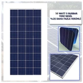 50 Watt Monokristal Güneş Paneli 1. Sınıf A Class - 2