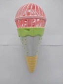 Mini El Fanı Şarjlı Dondurma Figürlü Taşınabilir Vantilatör Masa El Tipi Serinletici Soğutucu - 1