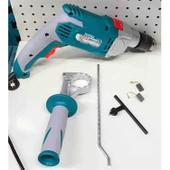 Total Darbeli Matkap 1010 W TG111136 Metal Beton Ahşap Kömürlü Delme Kırıcı Delici thumbnail 4