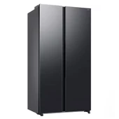 Samsung RS70F65QEFTR 655 Lt. E Enerji Gardırop No Frost Siyah Buzdolabı thumbnail 2