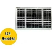 50 Watt Monokristal Güneş Paneli 1. Sınıf A Class - 1
