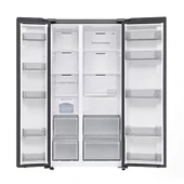 Samsung RS70F65QEFTR 655 Lt. E Enerji Gardırop No Frost Siyah Buzdolabı thumbnail 5