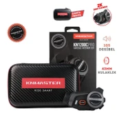 KNMASTER KN1200C Kameralı Motosiklet Kask İnterkom Bluetooth Intercom Kulaklık Seti - 1