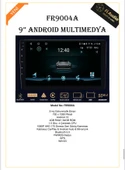 Fİ AUDİO Tablet Multimedya 9 inç Dokunmatik Ekran Androıd 13 4+64 GB - WİFİ 5G thumbnail 3