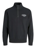 Jack Jones Makoto Halfzıp Fermuarlı Yaka Erkek Sweat 12278608 - 1