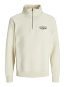 Jack Jones Makoto Halfzıp Fermuarlı Yaka Erkek Sweat 12278608 - 1