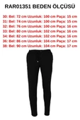 Erkek Jogger Pantolon Bel Bağcıklı Dar Kesim RAR01351 - 7