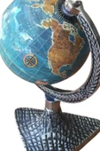 Dünya Küre Stantlı Dekoratif Döner World Globe Sl911-F 24cm - 7
