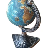Dünya Küre Stantlı Dekoratif Döner World Globe Sl911-F 24cm - 3