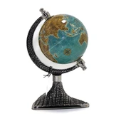 Dünya Küre Stantlı Dekoratif Döner World Globe Sl911-F 24cm - 4