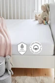 %100 Pamuklu Sıvı Geçirmez Bebek Ve Çocuk Yatak Koruyucu Alez, Park Beşik, Kreş Anaokulu Alezi - 3