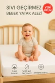 %100 Pamuklu Sıvı Geçirmez Bebek Ve Çocuk Yatak Koruyucu Alez, Park Beşik, Kreş Anaokulu Alezi - 1