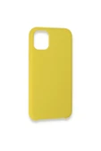 iPhone 11 Pro Max Kılıf Lansman Legant Silikon - Sarı - 3