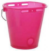 Şeffaf Pembe Tekli Buzağı Emzirme Kovası - 1