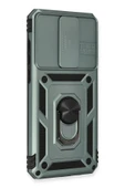Xiaomi Redmi Note 8 Pro Kılıf Pars Lens Yüzüklü Silikon - Yeşil - 2