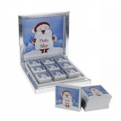 27 Adet Yılbaşı Çikolatası Madlen Yazı Baskılı Noel Baba - 5
