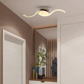 TT605-FSR Martı Model Çocuk-Antre-Küçük Oda Fransız Sarı Kaplama Led Avize thumbnail 2