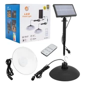 Powermaster XF-707-2 Kumandalı Solar Panelli 2 Power Ledli Çiftli Projektör Lambası XF-707-2 - 3