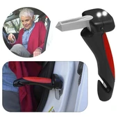 Sunup SN-26713 Araç İniş Destek Kolu Cam Kırıcı Fener Emniyet Kemeri Kesici Çok Fonksiyonlu - 1