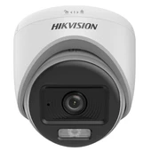 Hikvision TVI-AHD 2MP 2.8mm Sabit Lensli ColorVu IR Turret Dome Analog Kamera (DS-2CE70DF0T-LPFS) - 2