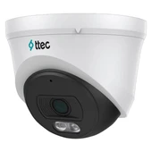 Ttec IPDP-2330M-M-LITE 2MP 2.8mm 30 Metre IR Sensörü Dahili Mikrofonlu H265+ IP67 IP Dome Kamera - 1