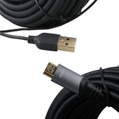 Philips SWL6122B/93 4K 60 Hz 15 Metre Usb Güç Kablolu HDMI Görüntü Kablosu - 1