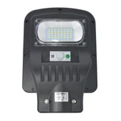 Horoz 50W Siyah Led Solar Güneş Enerjili Lamba Sokak Armatür Beyaz Işık - 2