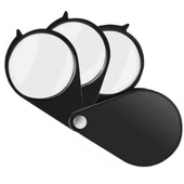 Powermaster PM-6585 Katlanır 3'lü 30 Mm Cep Büyüteç - 1