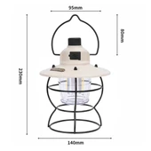 PowerMaster PM-16042 Retro Nostaljik Şarjlı Kamp Lambası Filament + SMD Ledli - 2