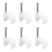 Kroşe 1 Numara Çelik Çivili 4 Mm (Kordon Kabloları İçin) 100lü Poşet Powermaster - 1