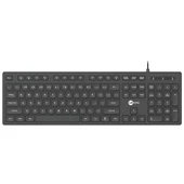 Lenovo Lecoo KB102 USB Kablolu Q Klavye Siyah - 1